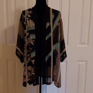 100% Silk  "Kimono Style" Top
